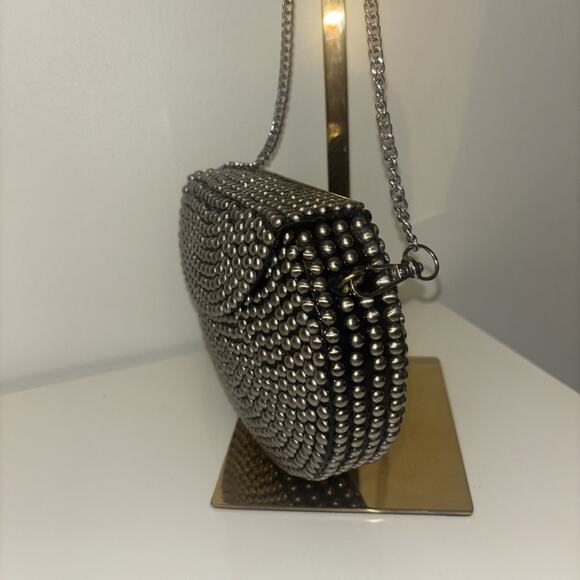 Ramla‎ Rockstar Purse Crossbody Bag Black Rare Handmade Msrp $250 NEW Studded - Picture 6 of 15